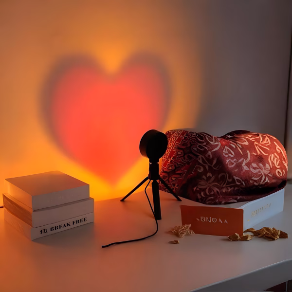 Heart Shape Projection Lamp