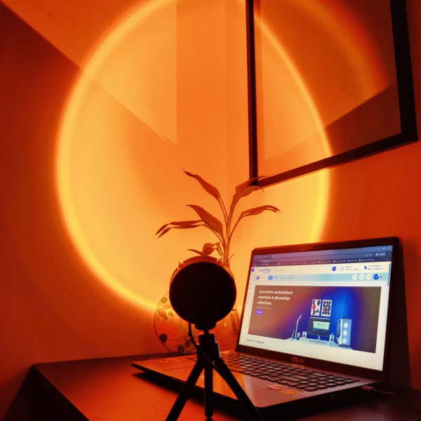 Sunset Lamp Projector with Six Color Flims